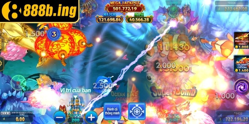 Ocean King Jackpot 888Bet – Game Săn Cá Đại Dương Chất Lượng 3 Lựa chọn mục tiêu chiến lược
