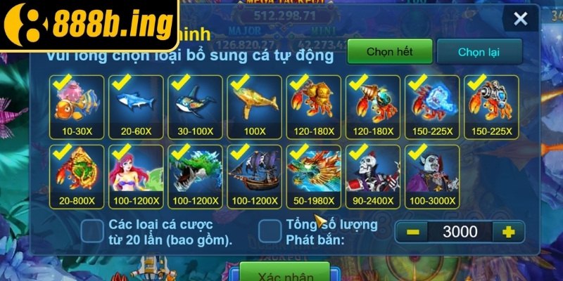 Ocean King Jackpot 888Bet – Game Săn Cá Đại Dương Chất Lượng 2 Phân tích tỷ lệ thưởng RTP